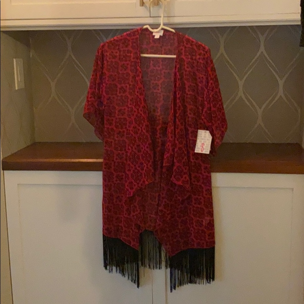LulaRoe Red Kamado NWT